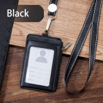 &Auml;ri-ID m&auml;rgihoidja rahakott kaelarihmaga Nimesilti ID-kaart Rinnapael Rinnakaart T&ouml;&ouml; T&otilde;mblukk Buss Metrookaardihoidjad Kooli kontoritarbed must