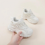 Fujini 5,5 cm &otilde;hkv&otilde;rk ehtsast nahast platvormiga kiiluga pahkluu saapad rulalaud Ergonoomilised paksud tossud vulkaniseeritud toetavad kingad 34 beež