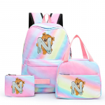 3 tk/komplekt Little Bear 26 Inglise kirjadega kooliseljakott l&otilde;unakotiga pliiatsikarbiga &otilde;pilase Kawaii kooliraamatukott t&uuml;drukule