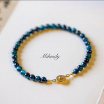 Vintage naturaalne Blue Tiger Eye Stone k&auml;ev&otilde;ru naistele &ndash; stiilne k&auml;sitsi valmistatud k&auml;epael