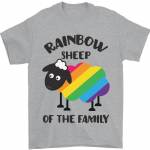 Rainbow Sheep Funny LGBT Gay Pride Day Unisex T-s&auml;rk S