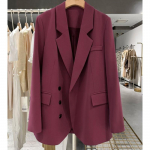 Raspberry vabaaja kost&uuml;&uuml;mijope naistele Korea stiilis lahtise ja t&auml;navar&otilde;ivaste mantliga M