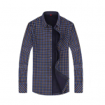 Meeste s&auml;rgiplaastri taskuruuduline tr&uuml;kis pikkade varrukatega Meeste Slim Fit paksendatud soojad s&auml;rgid t&ouml;&ouml;ks 2XL must