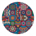 Mandala Lillevaip Lastetuba Kodukaunistus Matid &Uuml;mar vaip Elutuba Libisemisvastane Pestav Vaip Arvutitoolid Matt 80cm