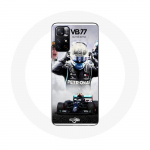 Musta v&auml;rvi &uuml;mbris Xiaomi Redmi Note 11s 5G vormel 1 Valtteri Bottas F1 Racing Driver jaoks