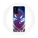 Coque pour Samsung Galaxy A13 5G Dragon Ball Goku Visage &eacute;nerv&eacute;