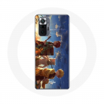 Coque pour Xiaomi Redmi Note 10 Pro Tanjiro Inosuke et Zenitsu Demon Slayer Kimetsu no Yaiba Anime Manga