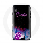 Coque pour Iphone XS Max Exo Groupe K-pop Logo Chanson Promise