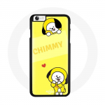 Coque pour Iphone 8 BTS Bangtan BT21 Chimmy Jimin Fond Jaune