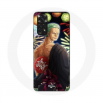 &Uuml;mbris Xiaomi Redmi Note 11S One Piece Merry Christmas Zoro Anime Manga jaoks