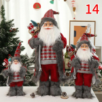 30/45/60cm Armsad uusaasta j&otilde;ulukaunistused Laste kingitused J&otilde;uluvana nukk aknakaunistused 45cm