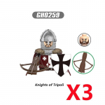 S&otilde;jalised ehitusplokid Keskaegsed Solider Figuurid Jeruusalemma R&uuml;&uuml;tlid Ristis&otilde;jad Rooside S&otilde;da S&otilde;jahobuste Relvade Kilp