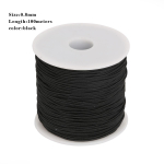 L&auml;bim&otilde;&otilde;t 0,8-1,5 mm veniv elastne helmeste traadist n&ouml;&ouml;rid helmeste keermega kristalljoon DIY k&auml;ev&otilde;ru 0.8mm 100meter