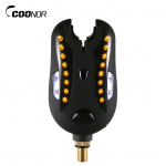 Wireless Digital Fishing Alarm Fishing Bite Alarms Fishing Receiver Sound Alert Kit LED Alarm kollane