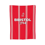 90ndatest inspireeritud Bristol City tekk Pehme soe flanellist visketekk Voodipesu voodile elutuppa piknikule reisimiseks koju diivanile 75x100cm 30x40in