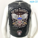 Vest Street Punk Vest Jope Varrukateta Harley Mootorrattam&auml;rgi Tikitud Vest XXXXL
