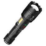 1200 luumenit XHP160 &uuml;liheledad LED-taskulambid USB-taaslaetav XHP120 v&auml;lklamp XHP50 v&otilde;imas taskulamp No battery