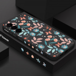 Samsung Galaxy S24 S22 Ultra Plus S23 S21 S20 Fe A54 A53 A52 A34 A13 A14 5g v&auml;rvilise lilledega maalitud kaelapaela Tpu korpuse kate jaoks Samsung Galaxy S24 must