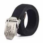 Navy SEAL American Seal Canvas Belt Meeste nahast v&ouml;&ouml; 120cm must