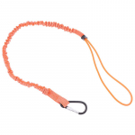 Turva-Bungee Tether t&ouml;&ouml;riistapael karabiinikonksuga, kukkumisvastane ronimine oranž