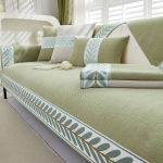 Kalasabamustriga &scaron;enillilehe servade liitmine diivanikate libisemiskindel diivani kate Elutoa diivan seljatugi k&auml;etoe kaitsematt 70x70cm 1pcs