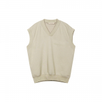Fear of God Essentials S&uuml;gis-Talv 2022 Soonikkoes V-kaelusega Vest Fliisist Logoga Unisex Vest Suitsuhall FOG-FW22-666 S
