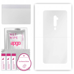 apgo Ultra Clear Protective Skin Sticker for the back compatible with Oppo Reno 5G, Wrap Film, Hydrogel Film, Flexible, Soft TPU with positioning laye