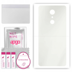 apgo MATTE Protective Skin Sticker for the back compatible with LG K11 Plus, Wrap Film, Hydrogel Film, Flexible, Soft TPU with positioning layer easy