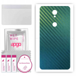 apgo Protective Skin Sticker for the back compatible with Sharp Rouvo V, Wrap Film, Foil, Vinyl - Pattern Carbon Chameleon CAKA1