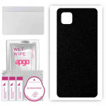 apgo Protective Skin Sticker for the back compatible with ZTE Axon 11 5G, Wrap Film, Foil, Vinyl - Pattern Matte Black