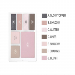 3CE All-Arounder Multi Palette 9.6g 2 Colors 1. Pale Veil