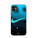 Telefoni&uuml;mbris - Nike - Iphone 12 mini - Veetilk - Silikoon - Painduv must