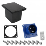 220V-240V 16A pistikupesa kaanega, veekindel, RV, matkaauto, mere, v&auml;line s&uuml;vistatav &uuml;hendus, matkaauto peamine sisendpesa Only Socket