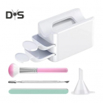 Nail Art Powder Recycling Box Kaasaskantav kastmispuudri stardikomplekt k&uuml;&uuml;nekastuspuudri kandik koos k&uuml;&uuml;netolmuharjaga k&uuml;&uuml;nenaha l&uuml;kkamise ja viili kastmise manik&uuml;&uuml;riga Sets