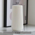 1 tk Creative Origami Shape keraamiline vaas Lihtsad kaasaegsed valged lillepotid Kodu elutoa kaunistustarvikud 23 x 8