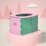 Kaasaskantav beebipoiss WC-pott Beebipott WC-pott Kokkupandav potipott &Otilde;ues reisipotid Lasteiste Lapsepott