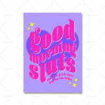 Abstraktsed funky tantsup&otilde;randa seinapildid V&auml;rvilised l&otilde;uendimaalid Disco Groovy Art Positiivne tsitaat Eklektiline plakat Magamistoa sisustus 21x30cm No Framed