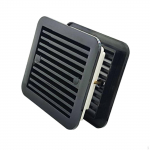 K&uuml;lgmised v&auml;ljat&otilde;mbeventilatsioonid haagissuvilatele ja matkaautodele Black with Frame