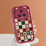 Pehme silikoonist ruudukujuline redelprintimise mustriga telefoni korpus, t&auml;iskaanega kaamera p&otilde;rutuskindel kummist &uuml;mbris Huawei Honori jaoks Huawei P Smart Pro 2019 tumepunast v&auml;rvi