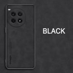 OnePlus Ace 3 Pro Skin Feel p&otilde;rutuskindel matt nahk&uuml;mbris Pehme tagakaas Funda OnePlus Ace 3V 3 V kaitsega tagakaas OnePlus Ace 3 Pro must