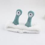 Creative Plush Snail Coral Fleece Pese N&auml;o Juuksepael Naistele T&uuml;drukutele Peapaelad Pehmed Peakatteribad Turban Juuste Aksessuaarid valge