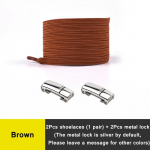 NO.8 No Tie kingapaelad Elastsed Mitmev&auml;rvilised Magnetlukuga Kingapaelad Tossud Kingapaelad Lastele T&auml;iskasvanutele Kiirpaelad &Uuml;ks suurus sobib k&otilde;ikidele kingadele White