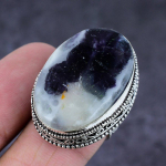 Super Amethyst 23 Gemstone Handmade 925 Sterling Silver Jewelry Ring S. 10 q3m88