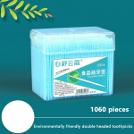 1060 tk/kott Kahe otsaga kalaluukujuline &uuml;hekordselt kasutatav plastikust hambaork hambaniit hambavahehari suu puhastamiseks m&otilde;eldud hooldusvahendid