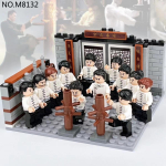 MOC Hiina Kung Fu IP Man Wing Chun Stseen ehitusklotsid Laste ehitusklotsid m&auml;nguasi