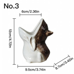 Loominguline konna lillepott Mahlane pott keraamiline istutusmasin Kodukaunistus T&ouml;&ouml;laua kaunistus Bonsai taimepott Aiakaunistus No.1