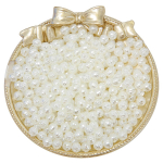 500G akr&uuml;&uuml;lhelmed ABS-i imitatsiooniga p&auml;rlip&auml;rlitega Korea roosi v&auml;limus DIY vahehelmed k&auml;ev&otilde;ru kaelakee v&otilde;lusid 8mm 500g elevandiluuvalge