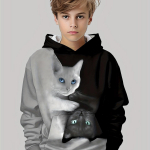 Lasteriided Pusad pikkade varrukatega laste kampsun Multifilm Lastemood Kassiprint T&uuml;drukute Suveriided Poiste top 140CM