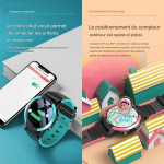 Montre enfant GPS 4G Wifi SOS Appel Vid&eacute;o G&eacute;o cl&ocirc;ture SOS