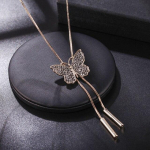 Vivid Crystal Butterfly pikk kaelakee naistele Uued moeehted